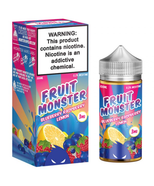 Fruit Monster - Blueberry Raspberry Lemon - 100ml
