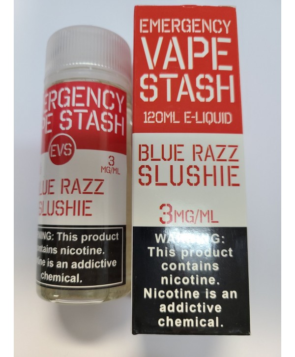 Emergency Vape Stash - Blue Razz Slushie [120ml]