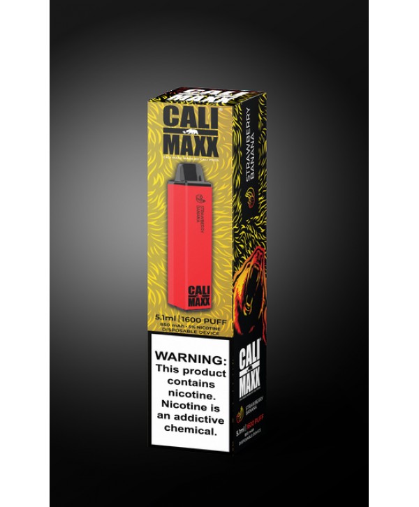 Cali MAXX Disposable 1600 puffs - Strawberry Banana