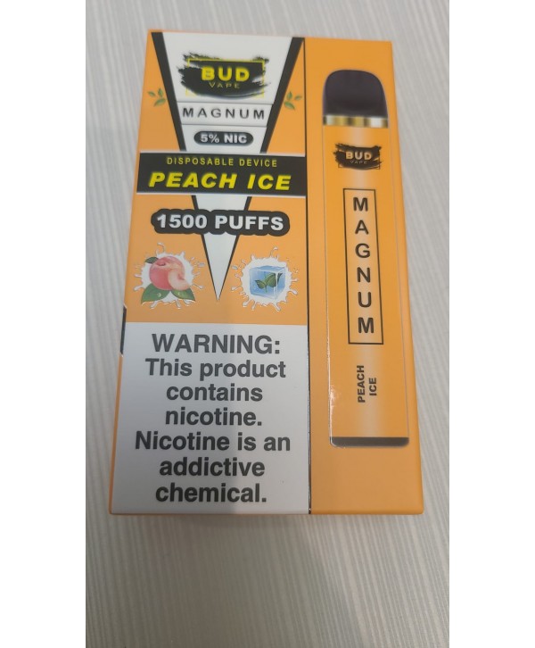 Bud Vape Magnum - 1500 Puffs - Peach Ice