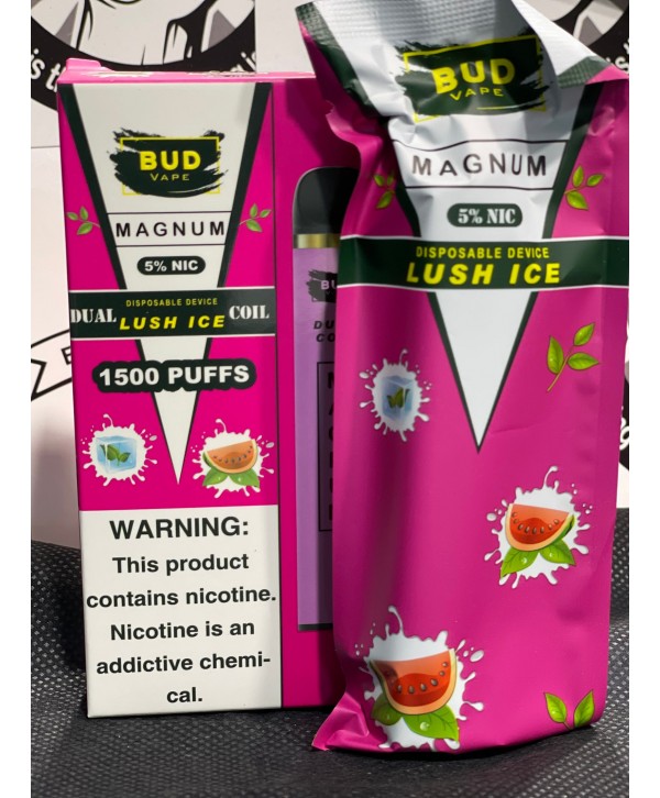 Bud Vape Magnum [Dual Coil] - 1500 Puffs - Lush Ice