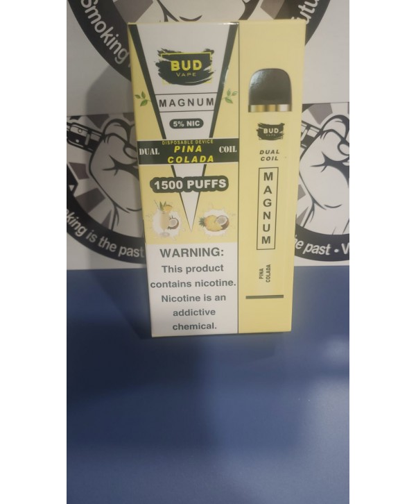 Bud Vape Magnum [Dual Coil] - 1500 Puffs - Pina Colada