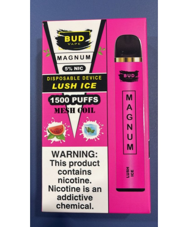 Bud Vape Magnum [Mesh Coil] - 1500 Puffs - Lush Ice