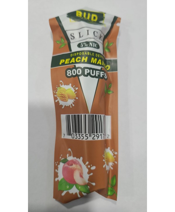 Bud Vape Slick  - 800 puffs - Peach Mango