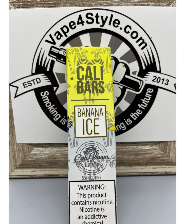 CaliBars Disposable - Banana Ice - 300 puffs [CLEARANCE]