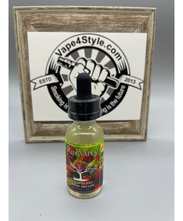 Ripe Vapes - Strawberry Creme Brulee 30ml [CLEARANCE]