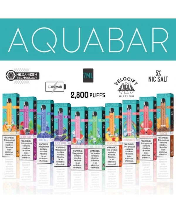 AquaBar Disposable - Blue Razz [2800 puffs]