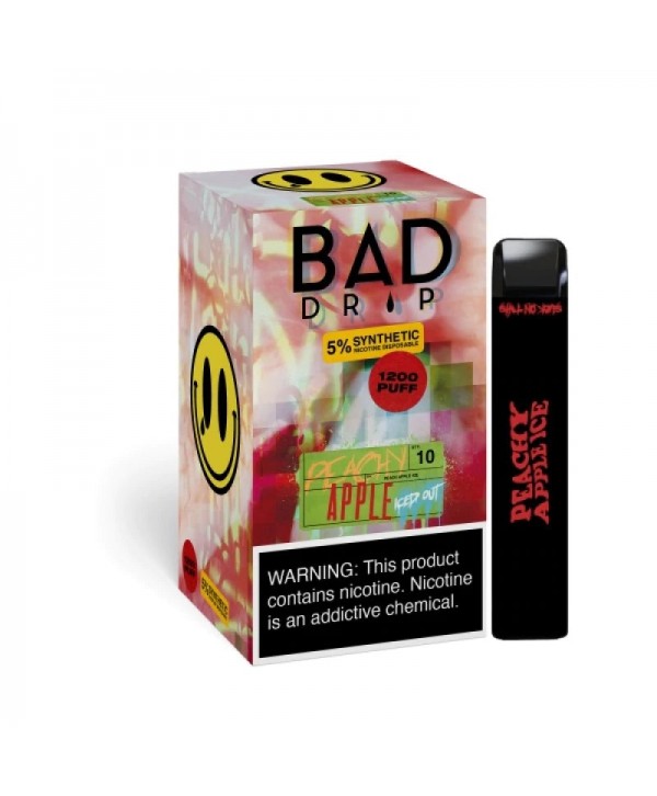 Bad Drip Disposable - Peachy Apple Iced Out [1200 puffs]