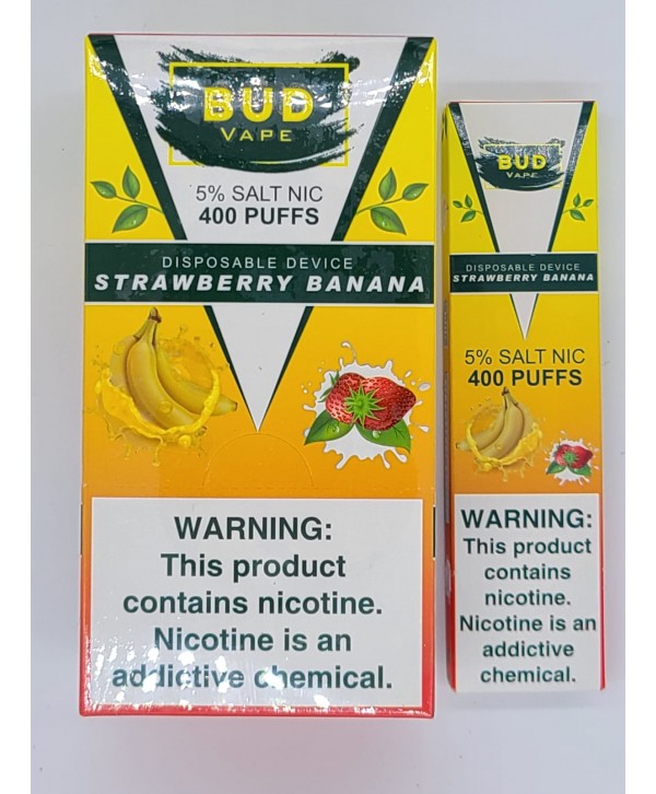 Bud Vape Disposables - Strawberry Banana [CLEARANCE]