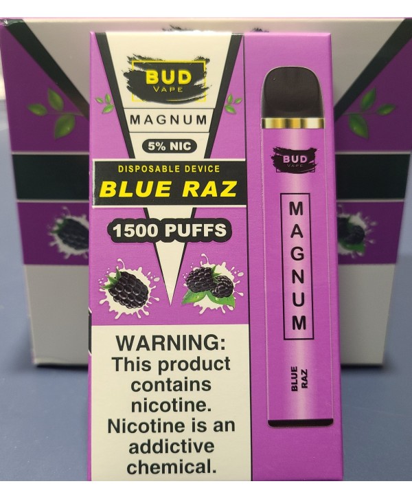 Bud Vape Magnum - 1500 Puffs - Blue Raz