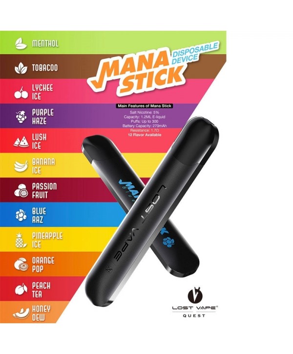 Lost Vape Mana Stick Disposable - Lush Ice [CLEARANCE]