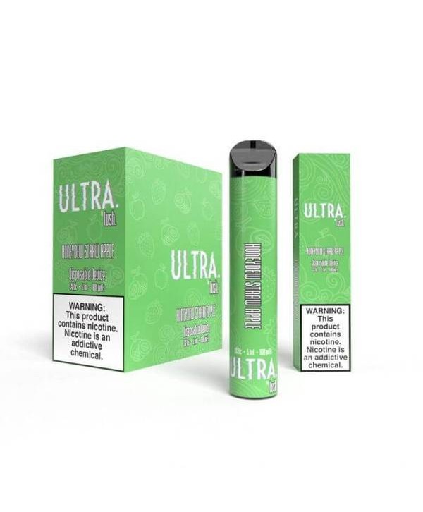 Lush ULTRA Disposable - Honeydew Straw Apple - 1600 puffs