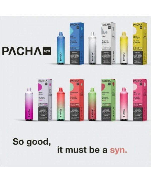Pacha Syn Disposables by Pachamama - Blue Razz Ice [3000 puffs]