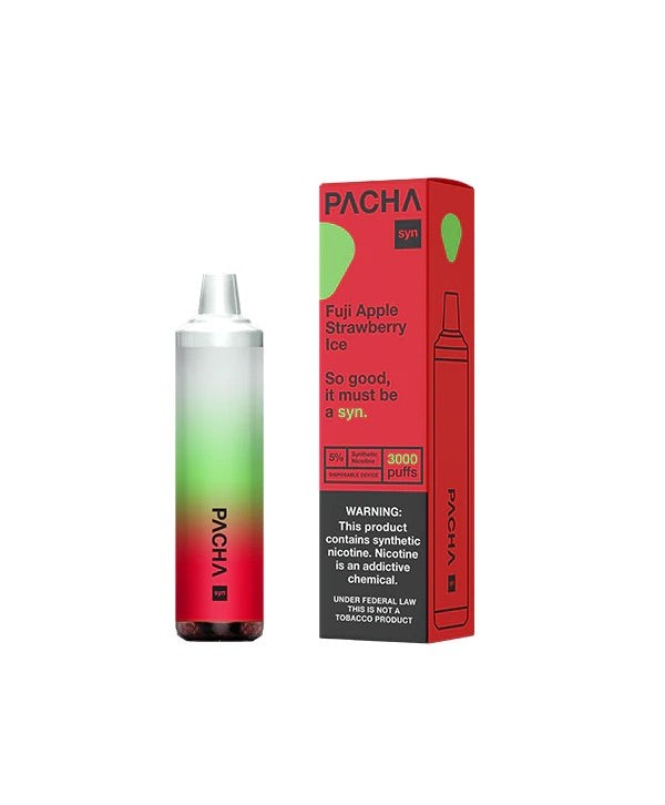 Pacha Syn Disposables by Pachamama - Fuji Apple Strawberry Ice [3000 puffs]