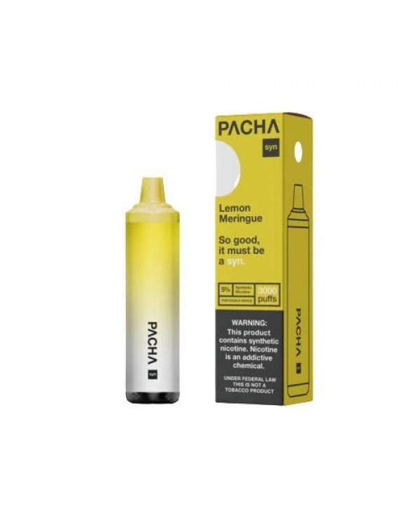 Pacha Syn Disposables by Pachamama - Lemon Meringue [3000 puffs]