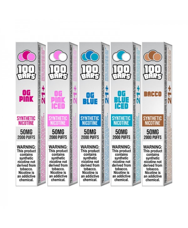 Keep It 100 Bars Disposable - OG Blue [2000 puffs]