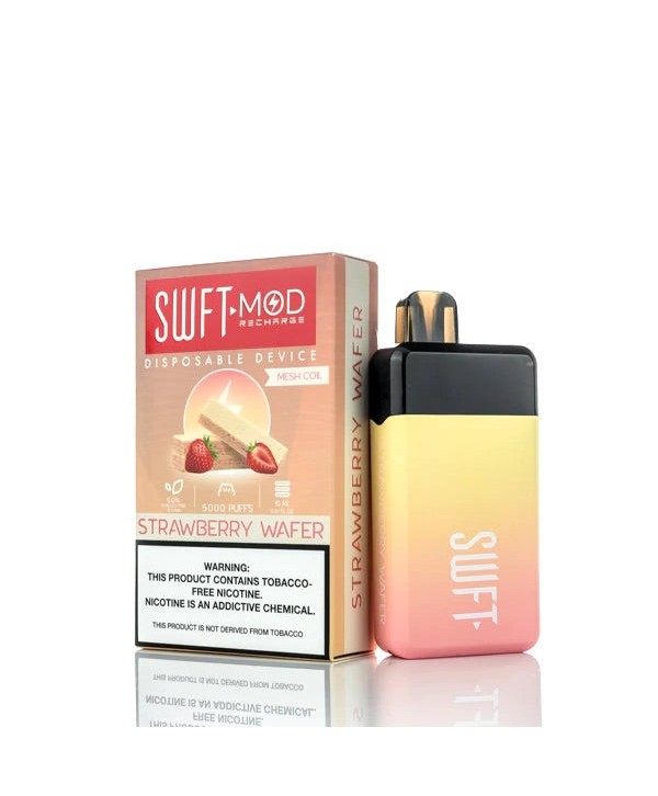 SWFT Mod Disposable Device [5000 puffs] - Strawberry Wafer