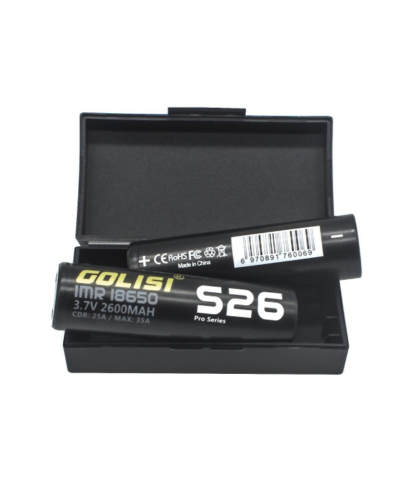 Golisi S26 - 18650 - 2600mAh Pro Series Batteries