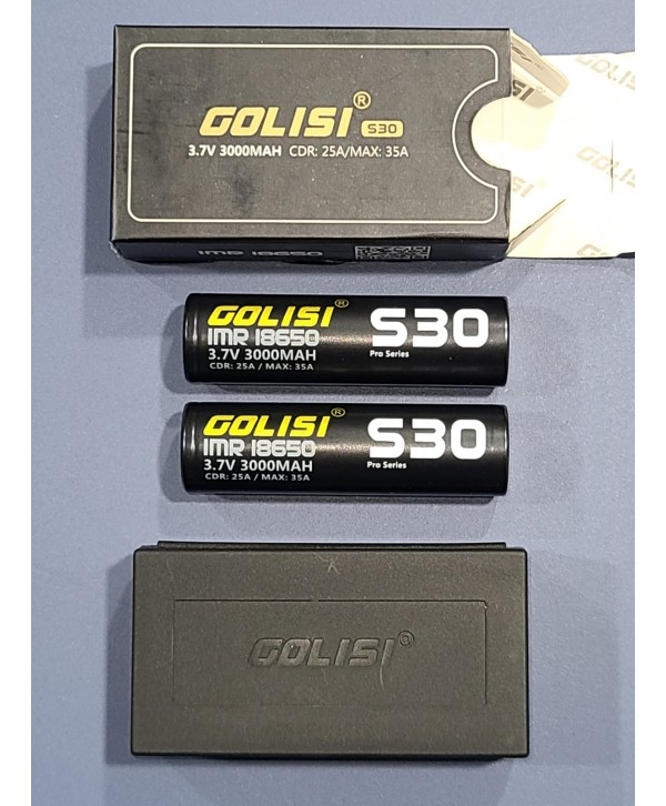 Golisi S30 - 18650 - 3000mAh Pro Series Batteries