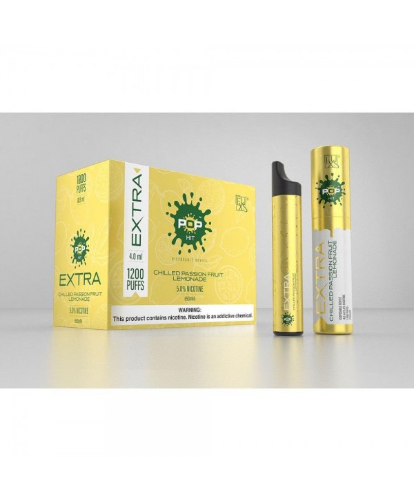 Pop Xtra Disposables 5% 1200 puffs - Chilled Passion Fruit Lemonade