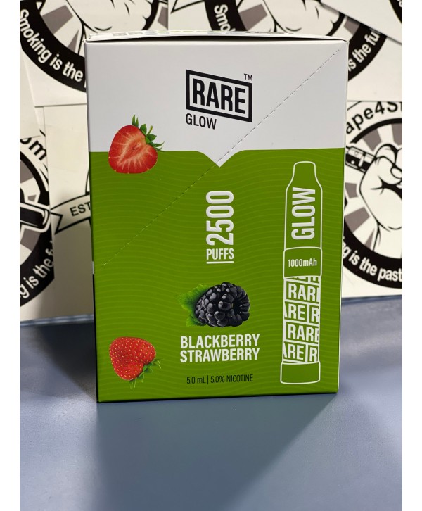 Rare Glow - 2500 Puffs - Blackberry Strawberry