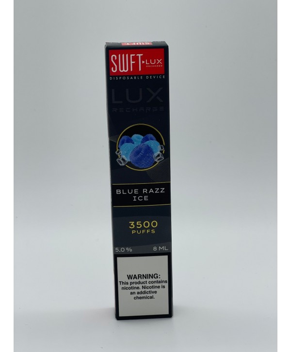 SWFT Lux Rechargable Disposable 3500 puffs - Blue Razz Ice