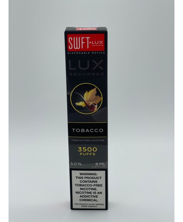 SWFT Lux Rechargable Disposable 3500 puffs - Tobacco