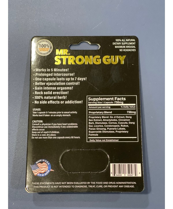 Mr. Strong Guy Male Enhancement Pills