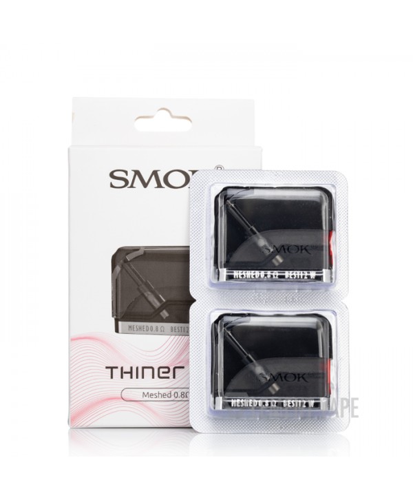 Smok Thiner Meshed 0.8ohm Pod - 4ml [2 pack]
