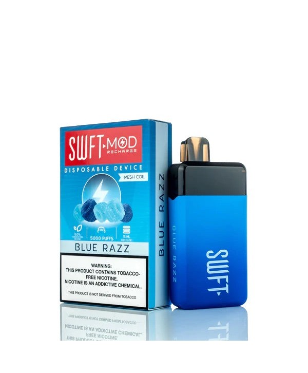 SWFT Mod Disposable Device [5000 puffs] - Blue Razz